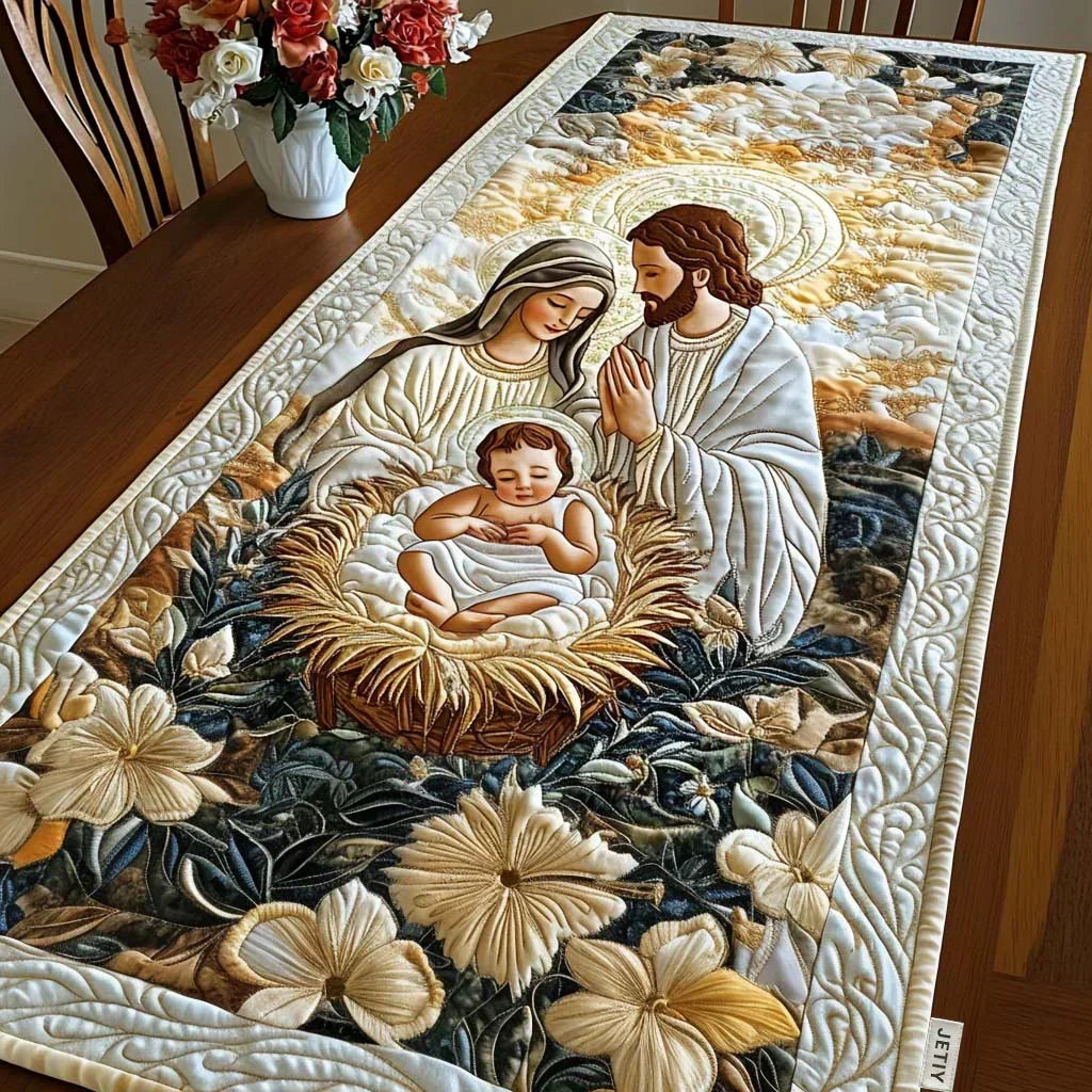 Chemin de table matelassé - Une grâce divine