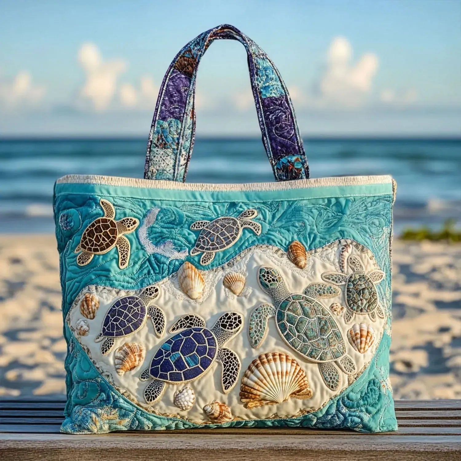 Sac « câlin » en forme de tortue, fabriqué à la main