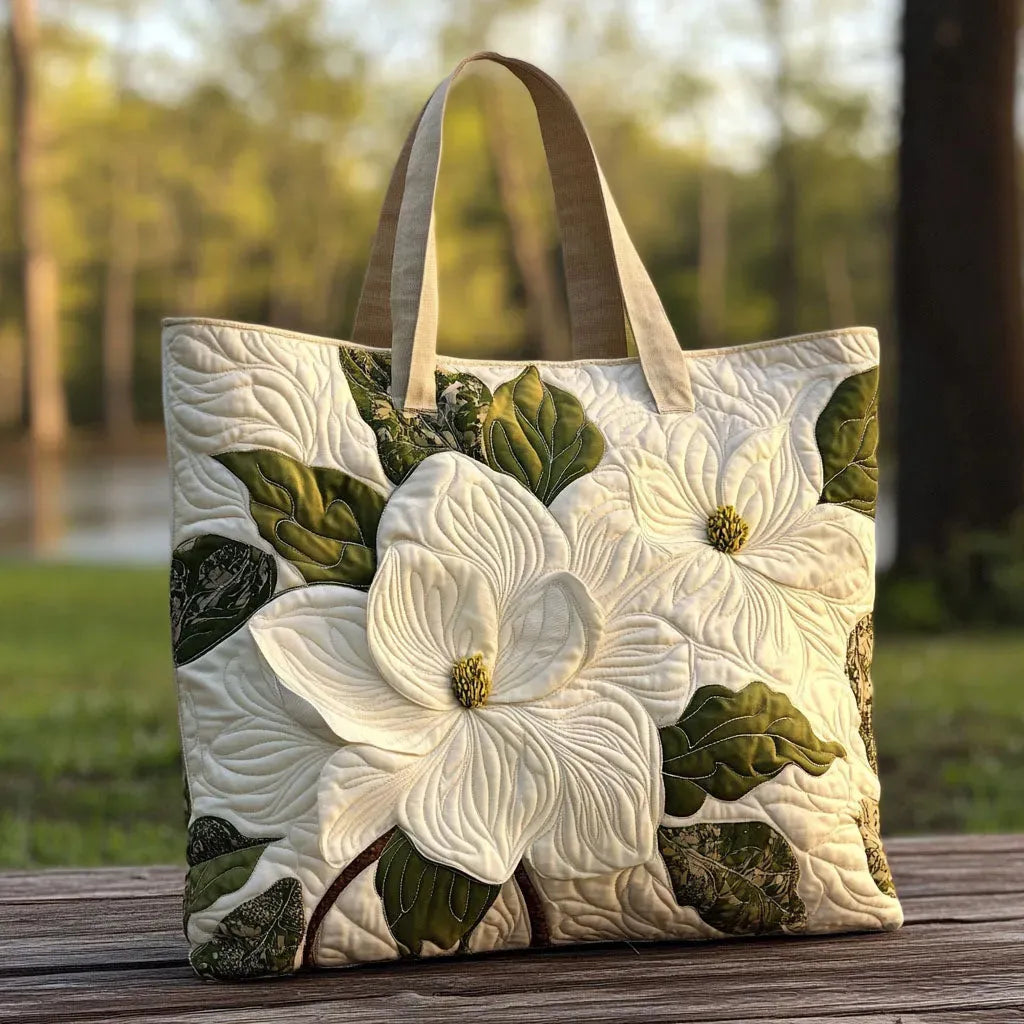 Élégant sac à main matelassé à motif floral