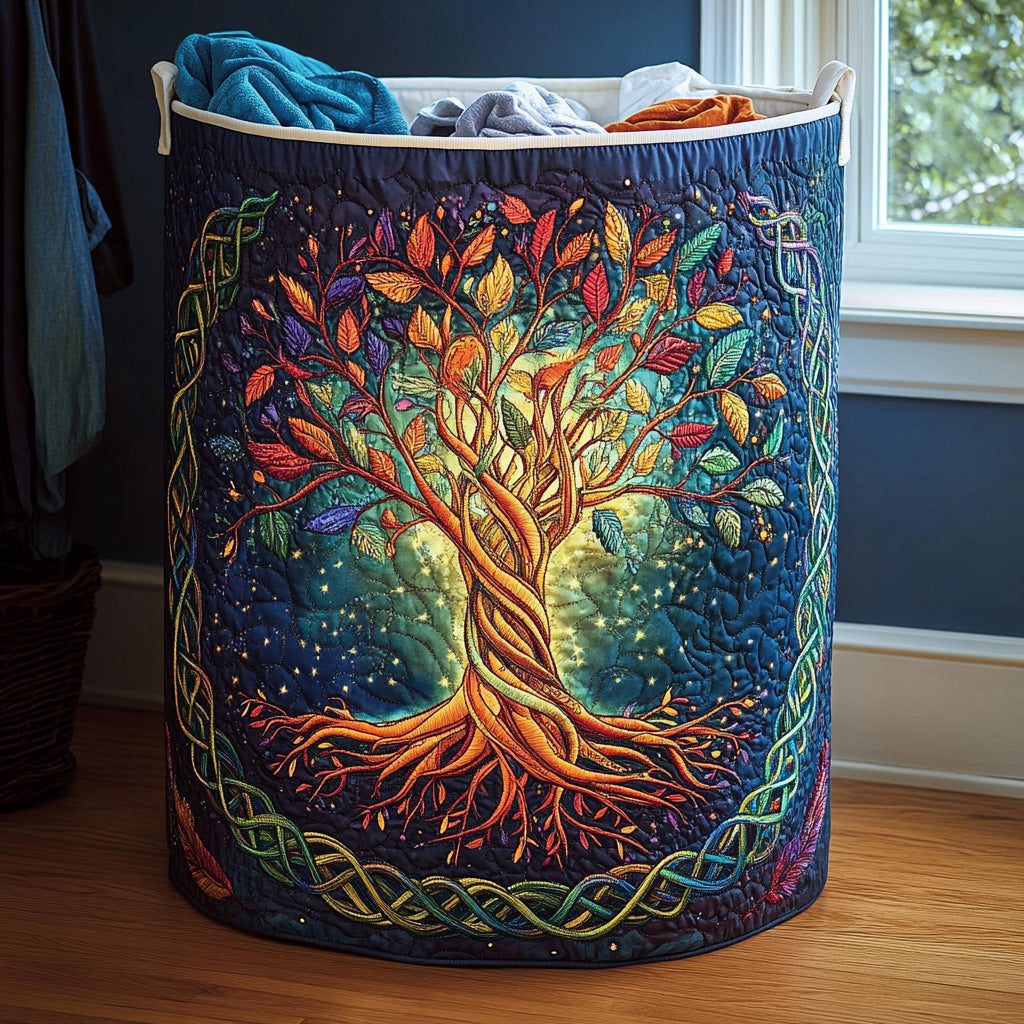 Arbre de vie | Panier à linge fait main