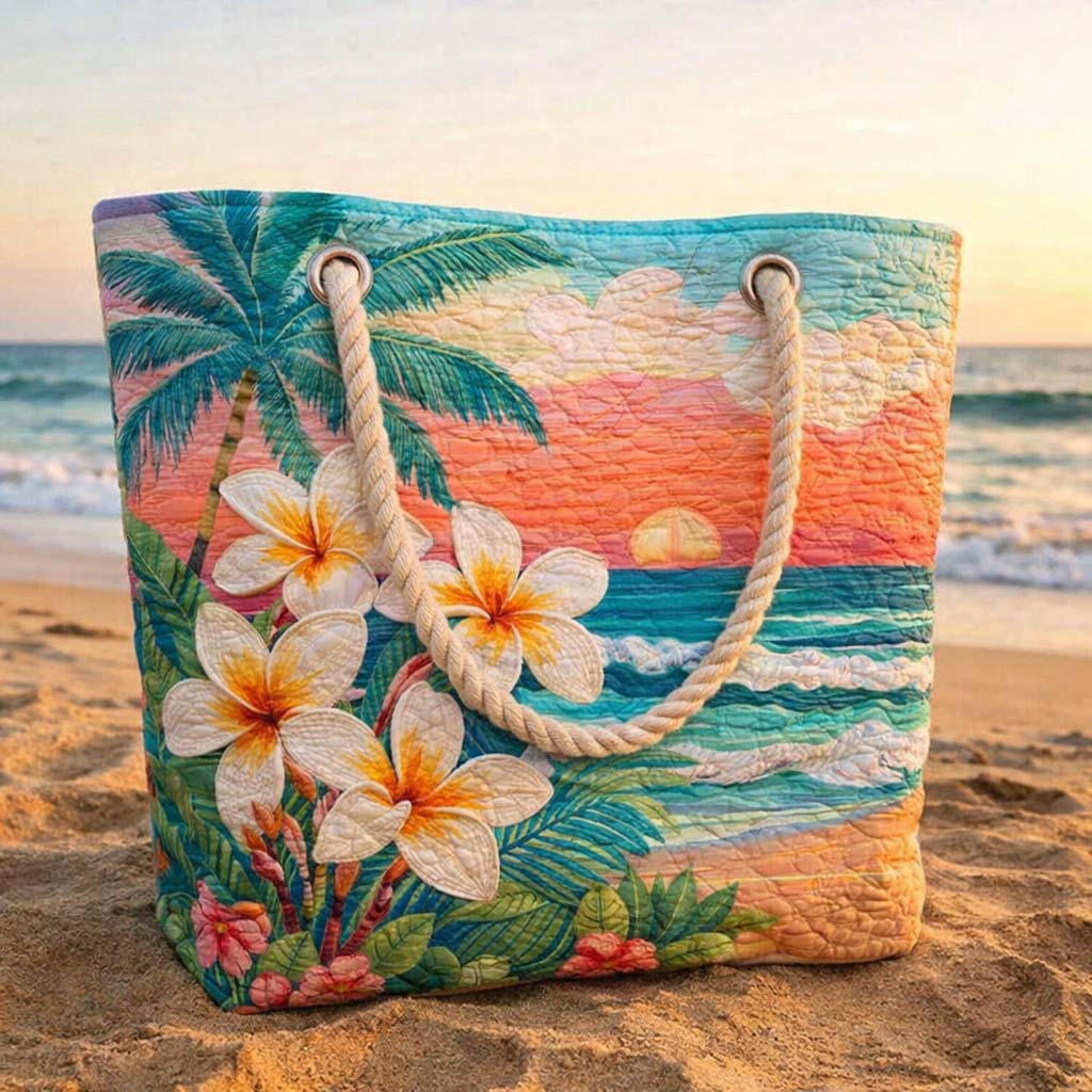 Sac de plage fait main | Esprit tropical