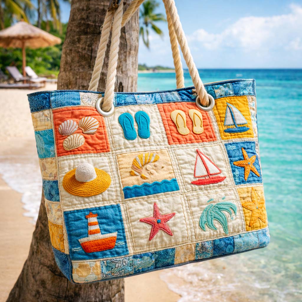 Sac de plage fait main