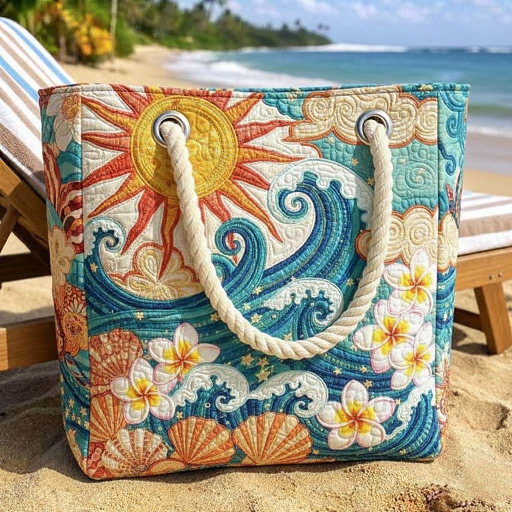 Sac de plage fait main | Warm Halo