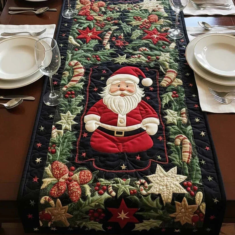 Chemin de table rembourré - Éclat arctique