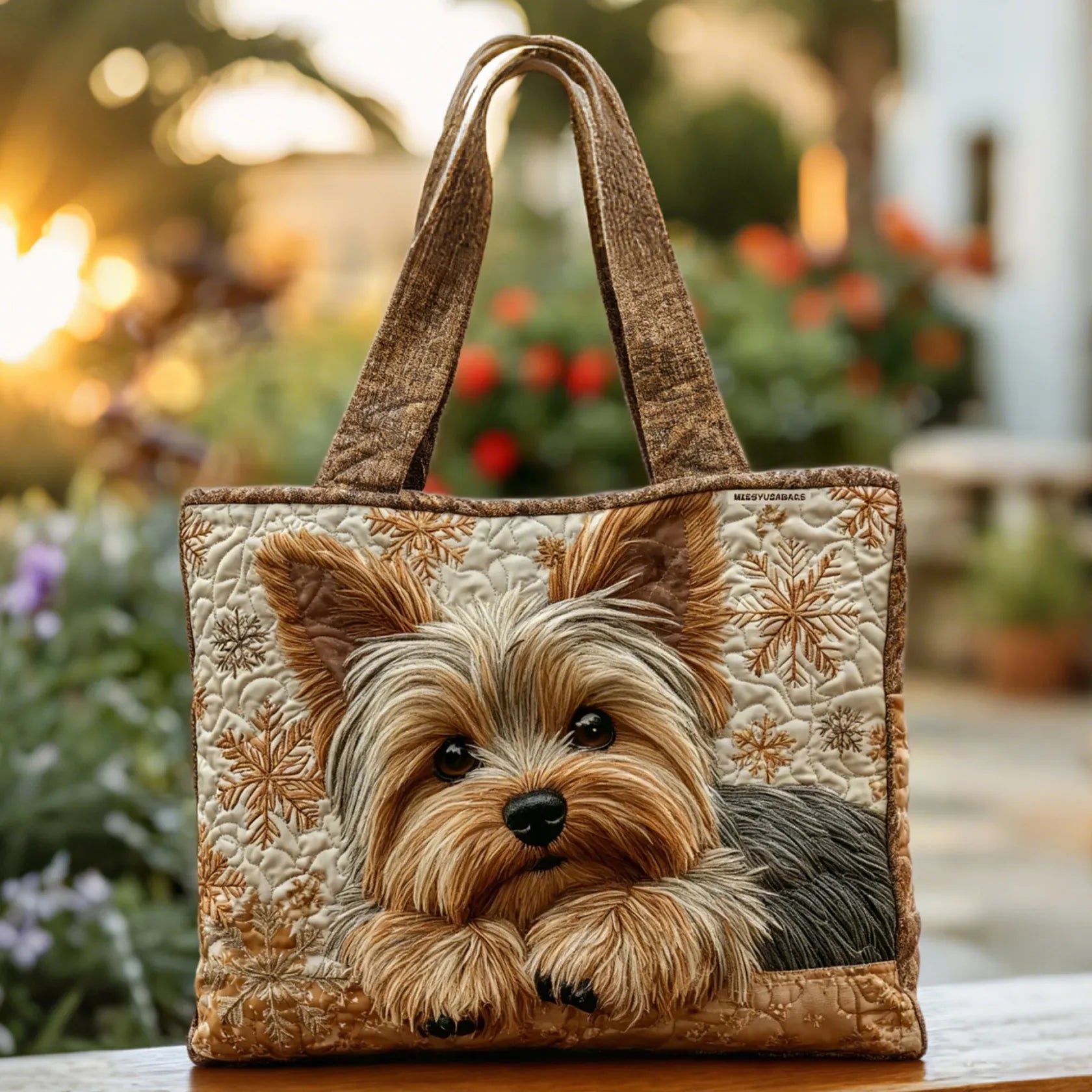 Sac brillant pour Yorkie, fabriqué à la main