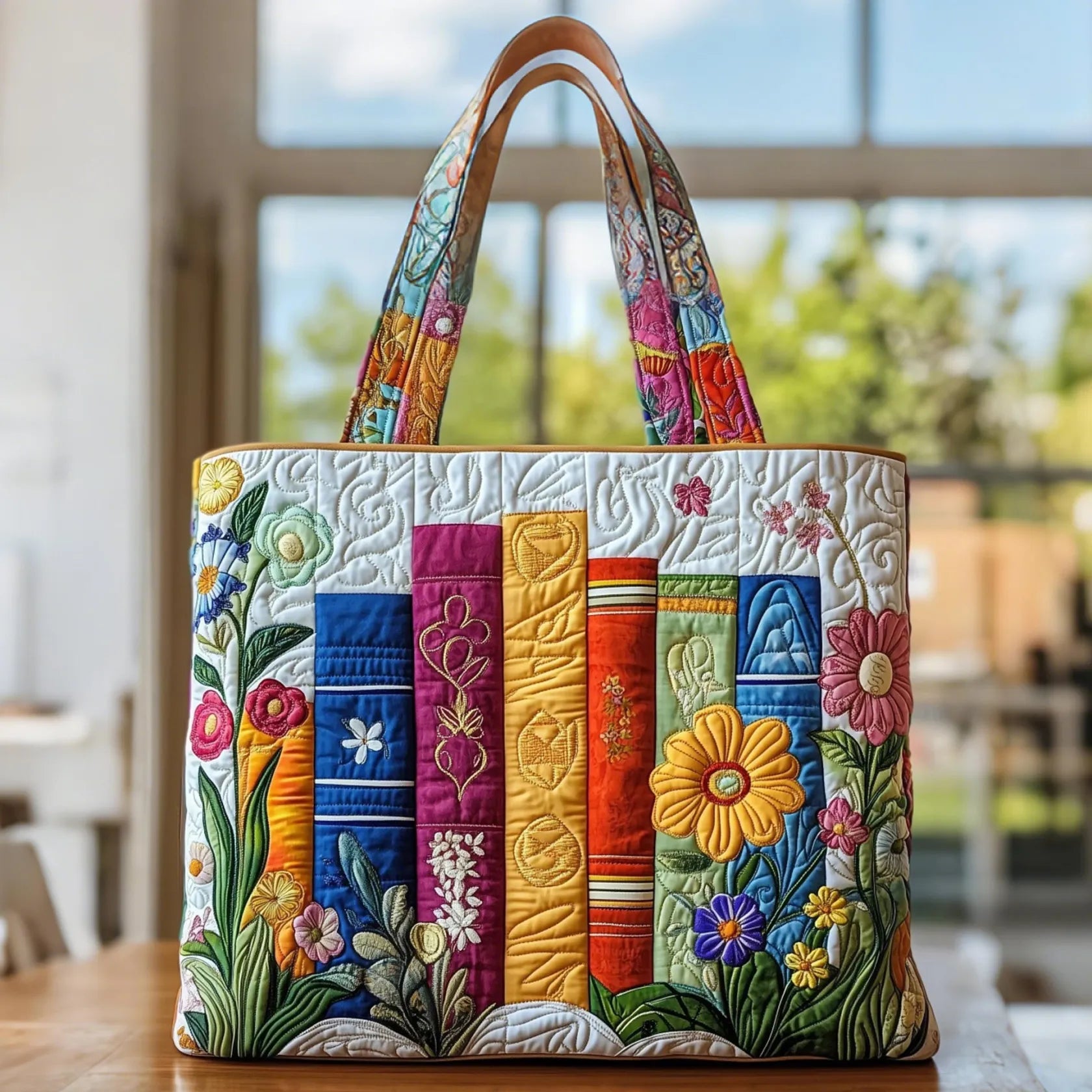 Sac à fleurs fait main