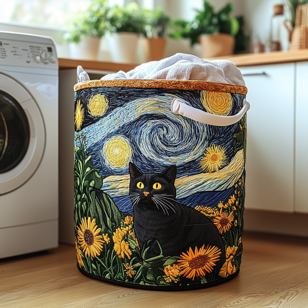 Clever Cat | Panier à linge fait main
