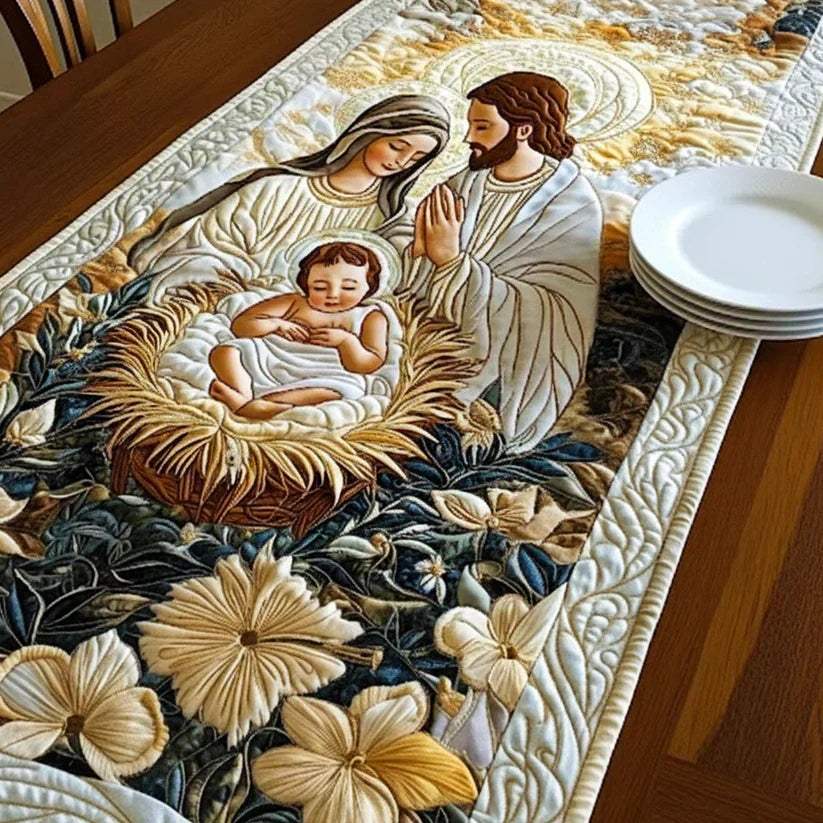 Chemin de table matelassé - Une grâce divine