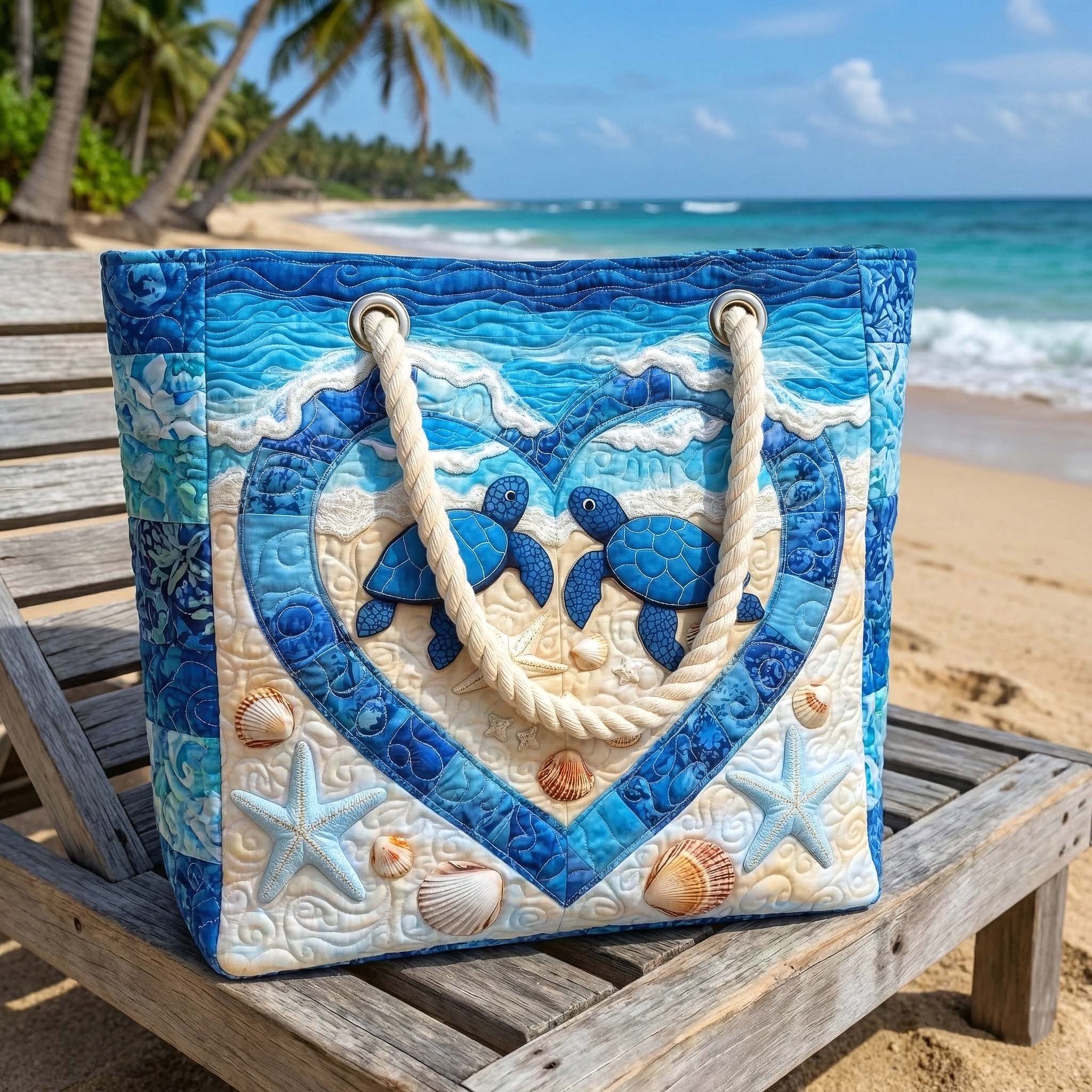 Sac de plage fait main | Le repos des tortues