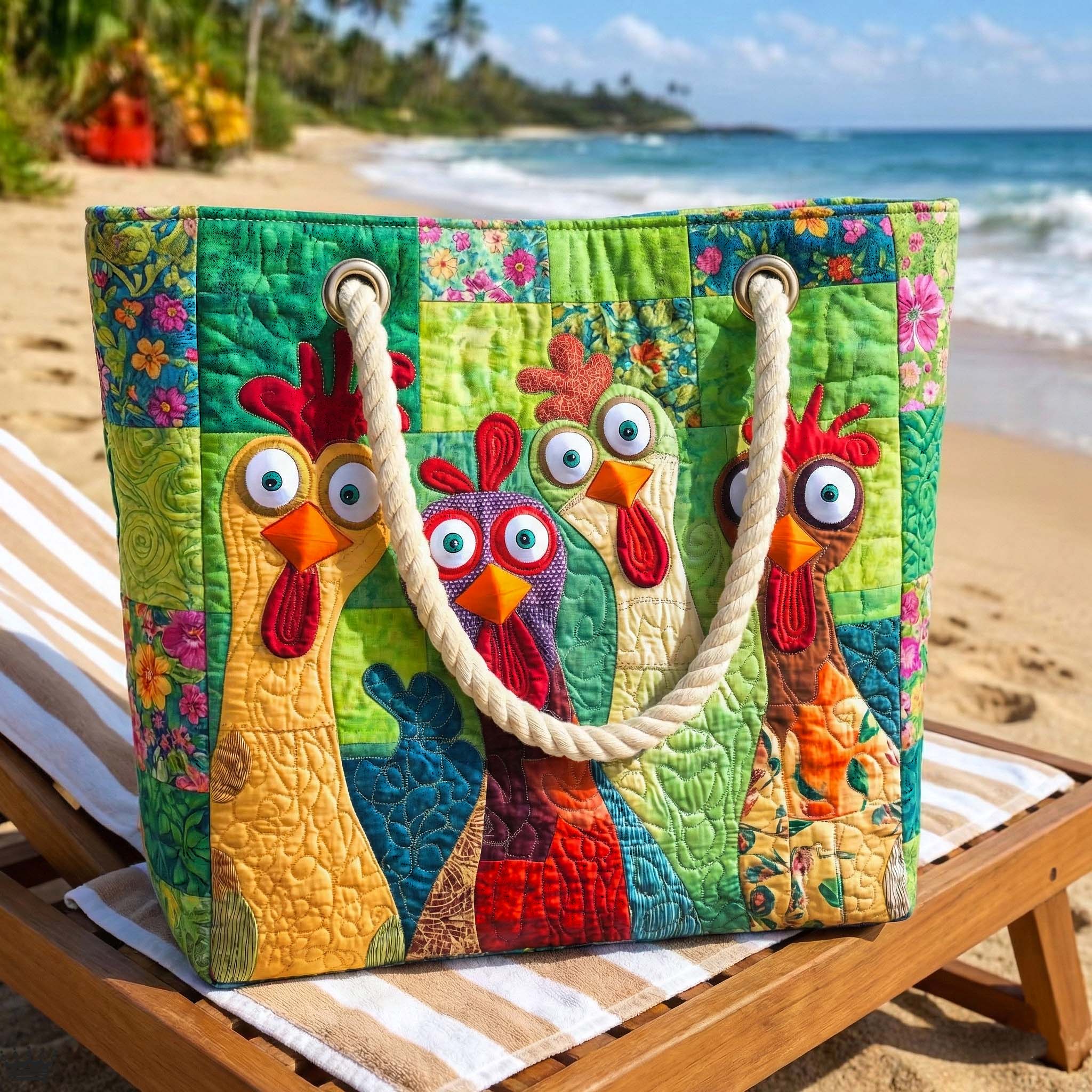 Sac de plage fait main | Funky Chicken