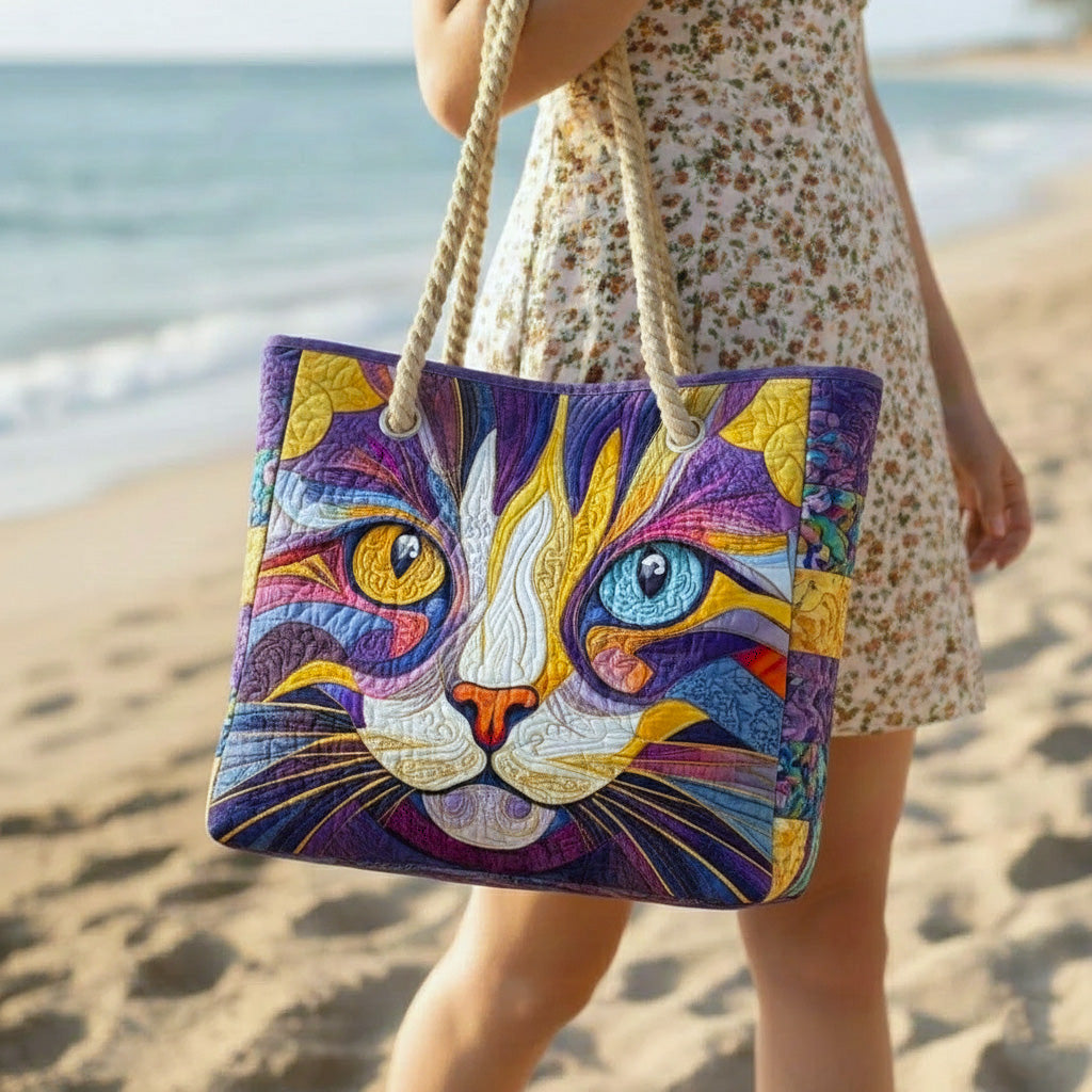 Sac de plage fait main | Catitude