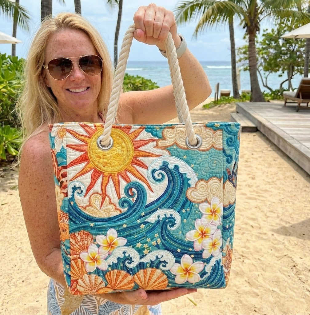 Sac de plage fait main | Warm Halo